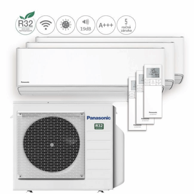 PANASONIC ETHEREA 2,5kW + 2,5kW + 2,5kW (biela)