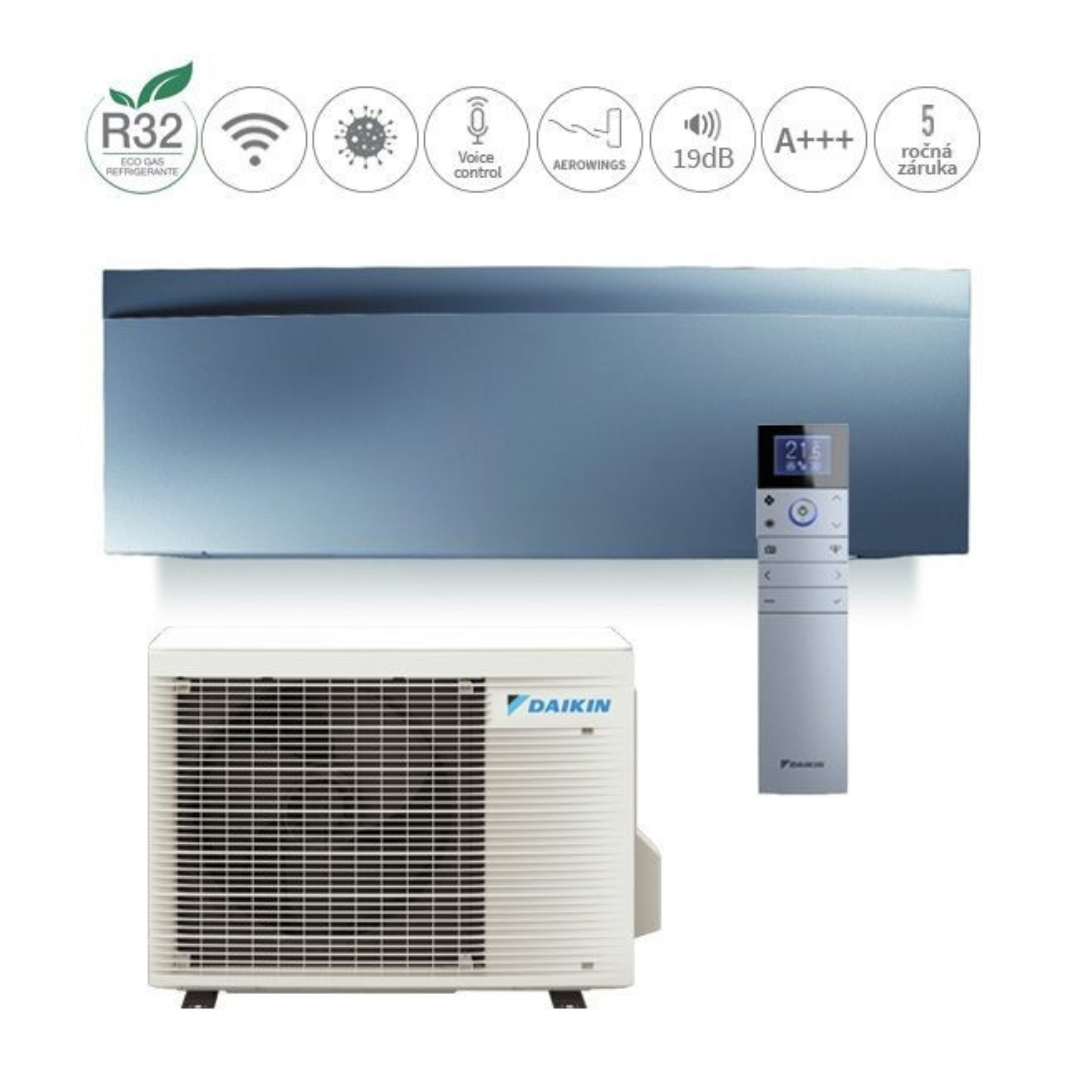 Daikin Emura 3 2,5kW FTXJ25AS + RXJ25A (strieborná)